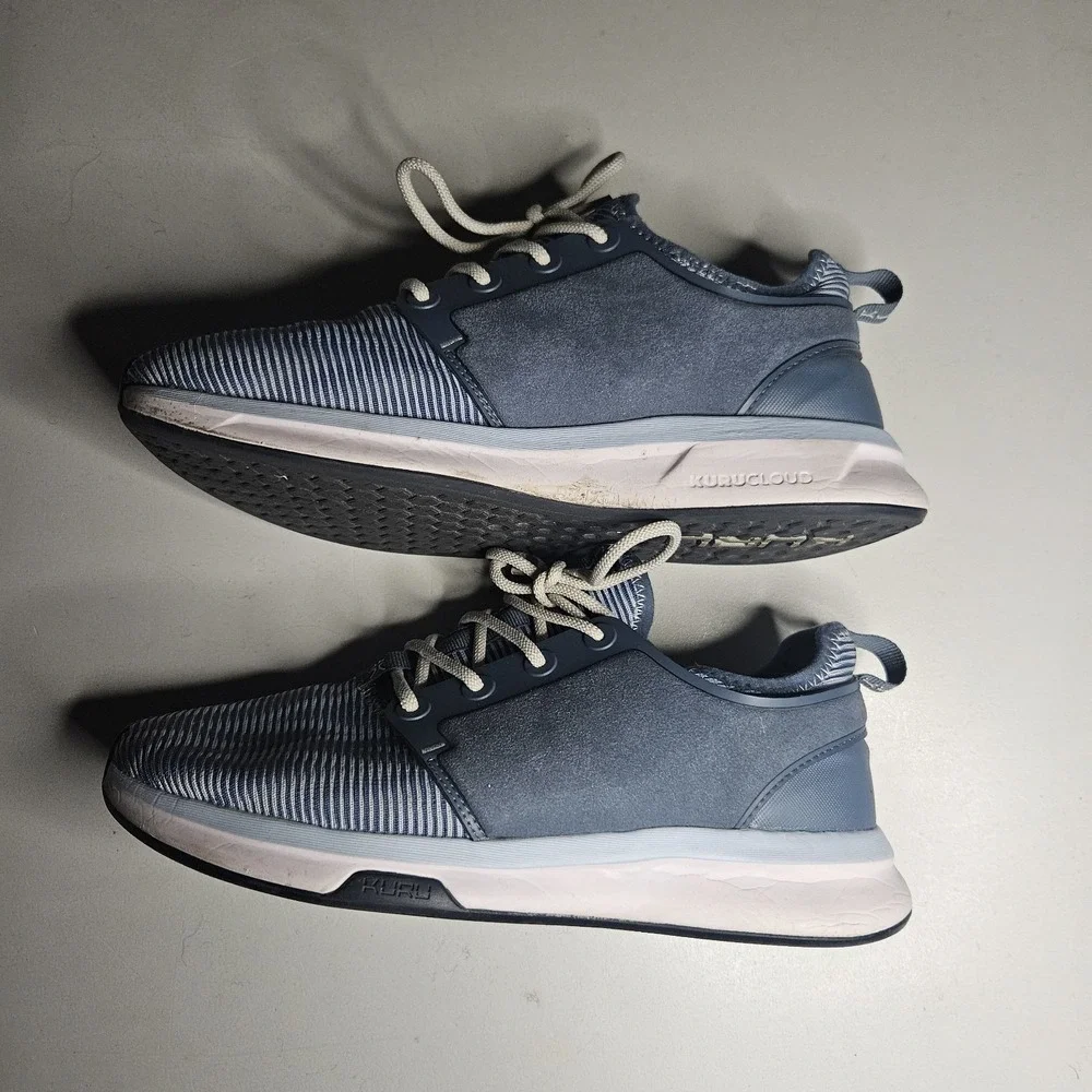 Kuru Womens Shoes 9 Wide Atom Sneakers‎ Blue Athletic Running Walking